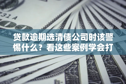 武汉贷款逾期选清债公司时该警惕什么？看这些案例学会打翻身仗