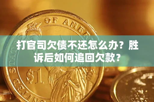 武汉打官司欠债不还怎么办？胜诉后如何追回欠款？