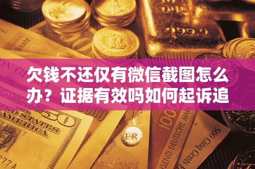 武汉欠钱不还仅有微信截图怎么办？证据有效吗如何起诉追回欠款？