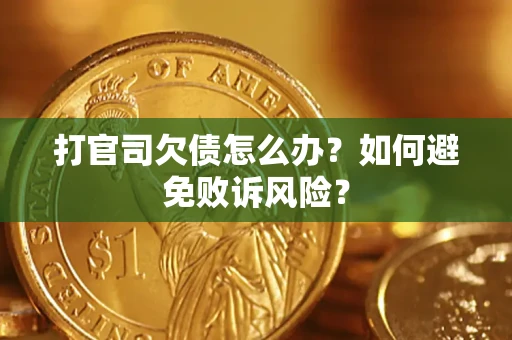 武汉打官司欠债怎么办？如何避免败诉风险？