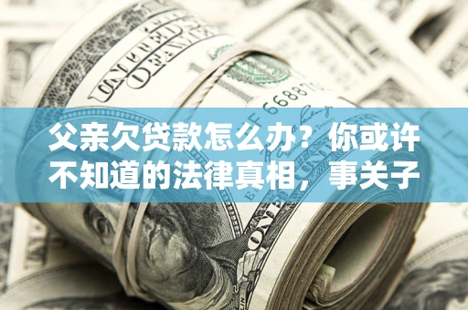 武汉父亲欠贷款怎么办？你或许不知道的法律真相，事关子女未来