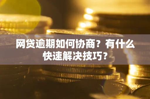 武汉网贷逾期如何协商？有什么快速解决技巧？