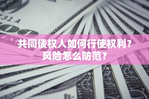 武汉共同债权人如何行使权利？风险怎么防范？