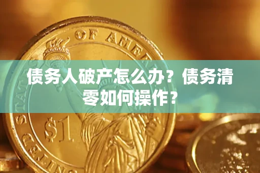 武汉债务人破产怎么办？债务清零如何操作？