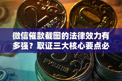武汉微信催款截图的法律效力有多强？取证三大核心要点必须知道！