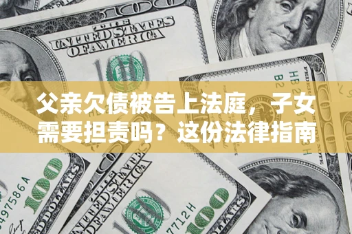 武汉父亲欠债被告上法庭，子女需要担责吗？这份法律指南必须看完