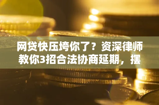 武汉网贷快压垮你了？资深律师教你3招合法协商延期，摆脱暴力催收！