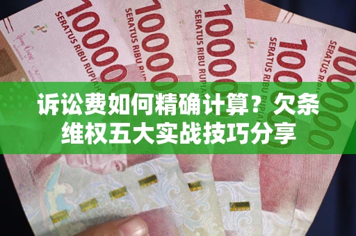 武汉诉讼费如何精确计算？欠条维权五大实战技巧分享