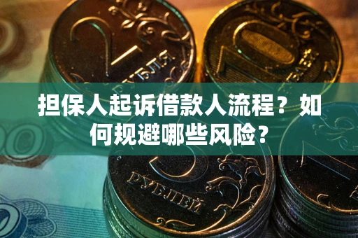 武汉担保人起诉借款人流程？如何规避哪些风险？
