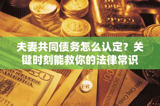 武汉夫妻共同债务怎么认定？关键时刻能救你的法律常识