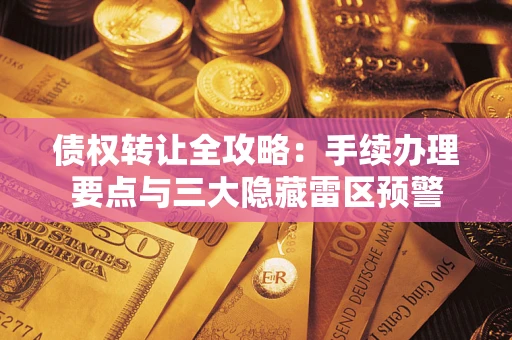 武汉债权转让全攻略：手续办理要点与三大隐藏雷区预警