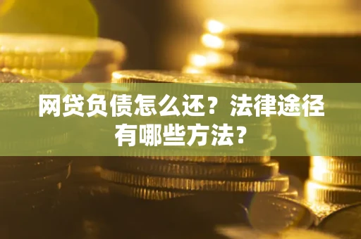 武汉网贷负债怎么还？法律途径有哪些方法？